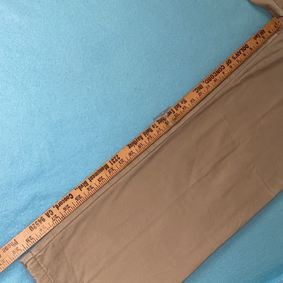 CABELA’S khakis fully flannel lined pants button zipper fly tan cozy size 14 reg - Picture 9 of 14